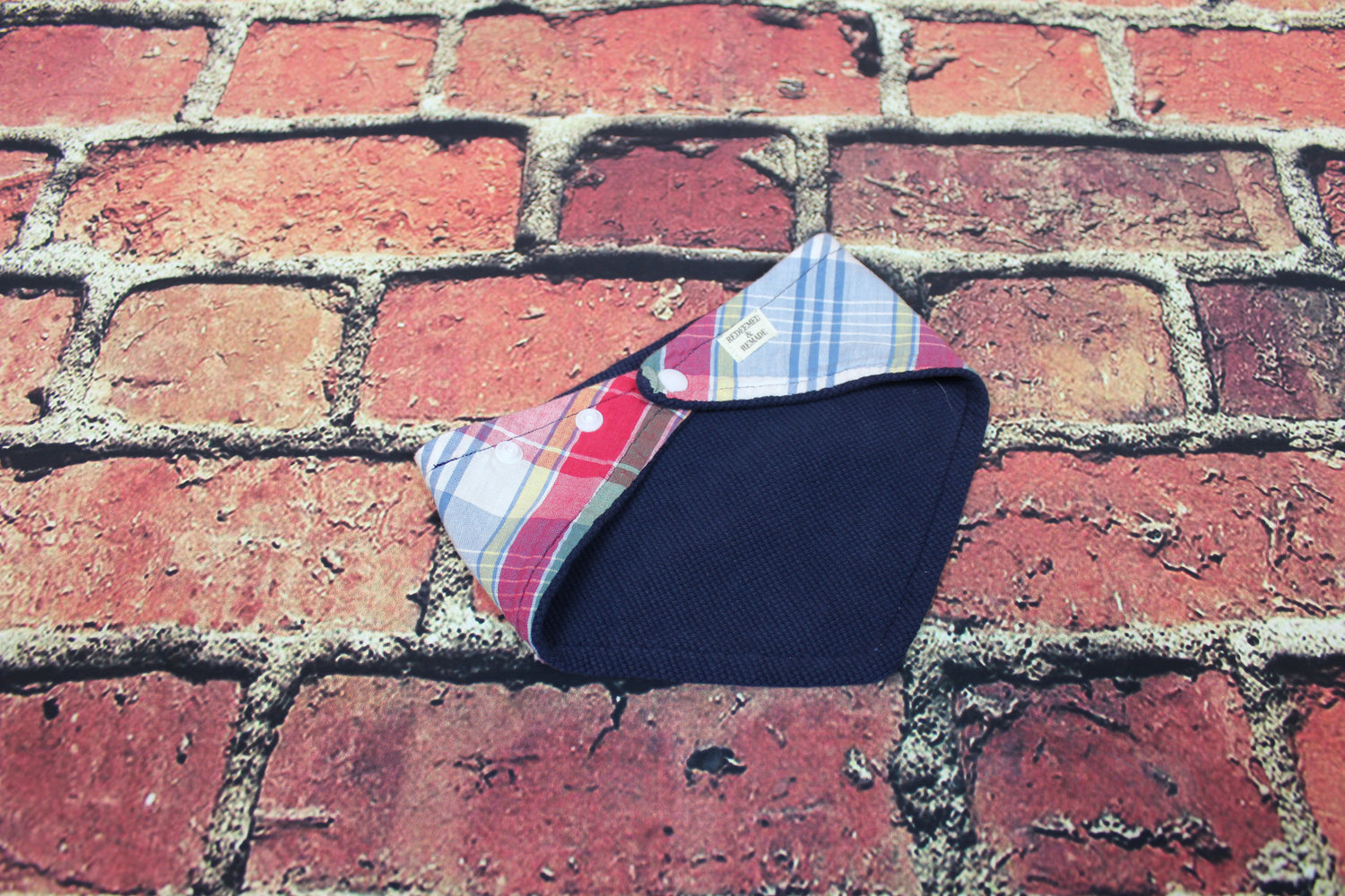 Summer Plaid Bandana Bib