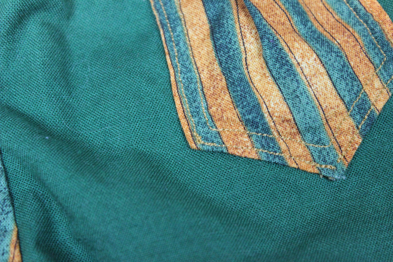 12m - Green and Gold Striped Shorts