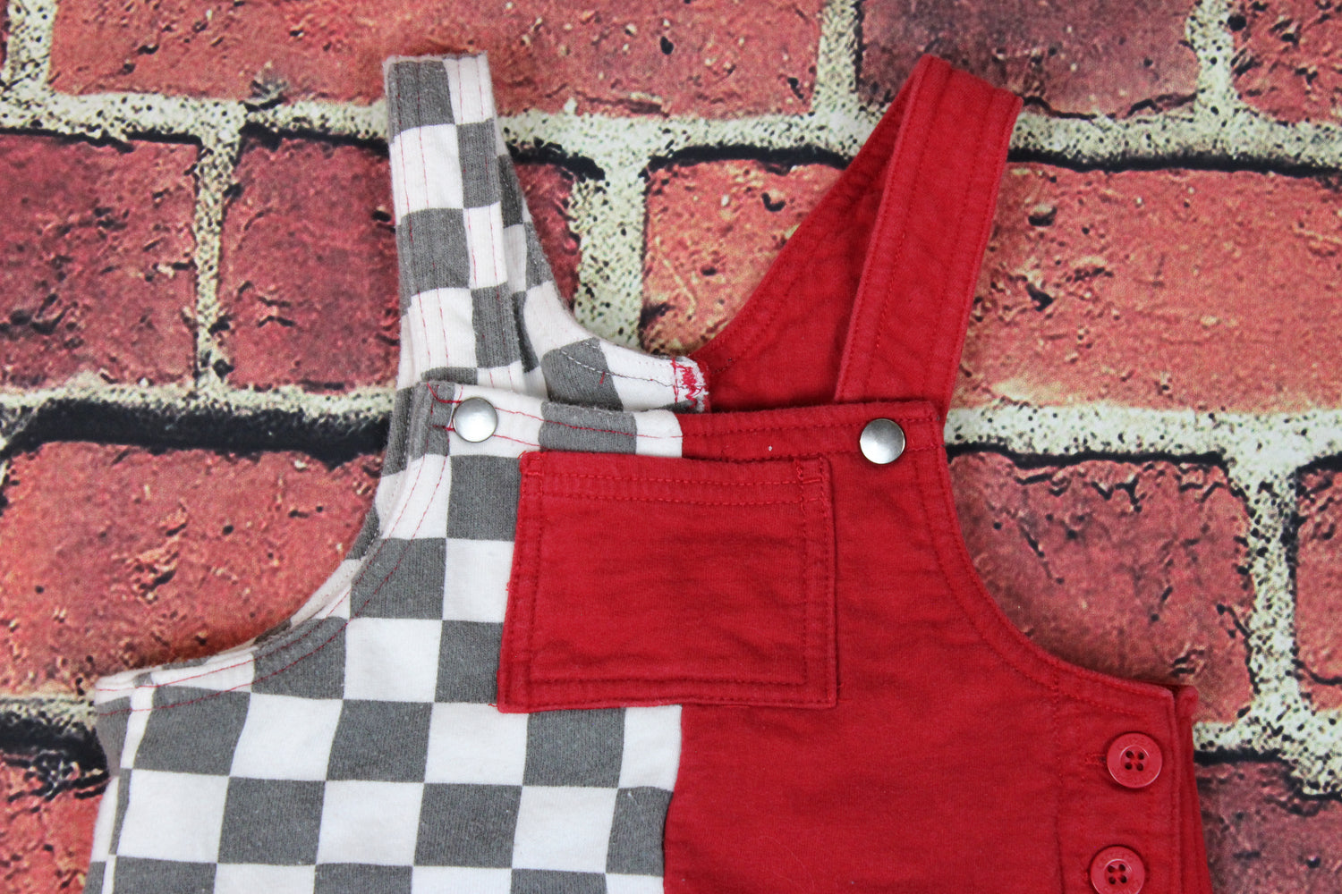 18m - Red Race Car Overalls