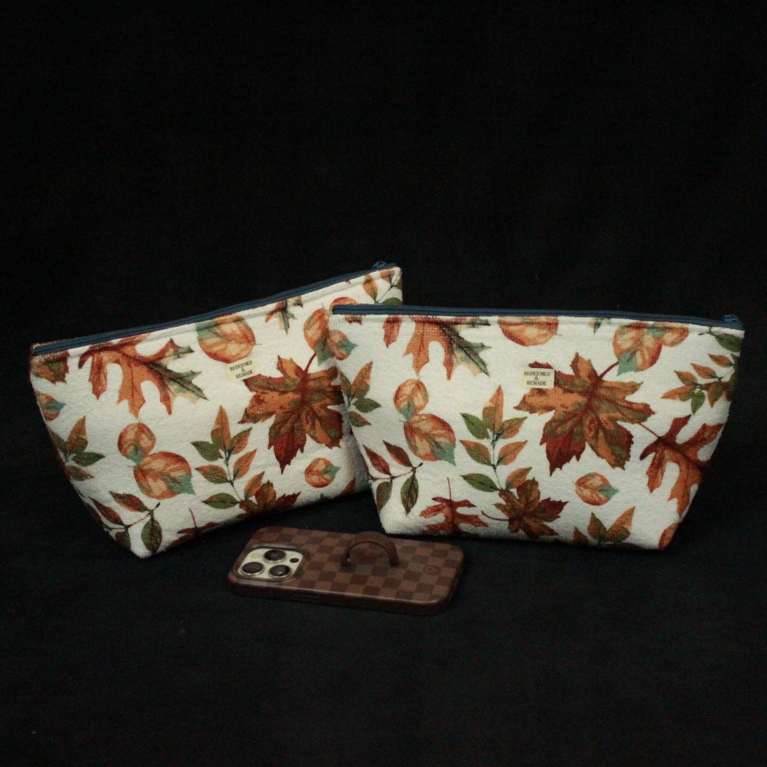 Fall Leaves Zippered Pouch
