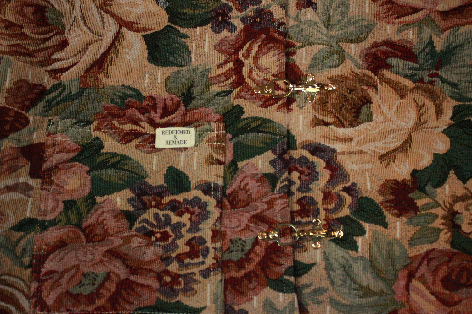 S/M/L - Vintage Floral Quilted Jacket Adult - Peru