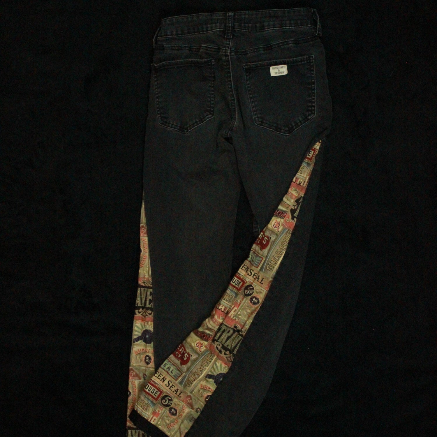 Size 4 Women's - Straight Leg Vintage Print Pants