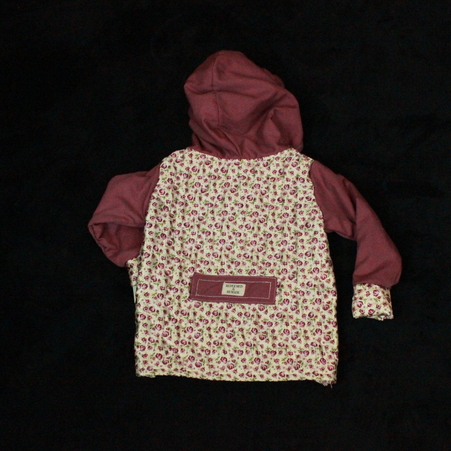 3T - Silky Mauve Floral Quilted Jacket Kids
