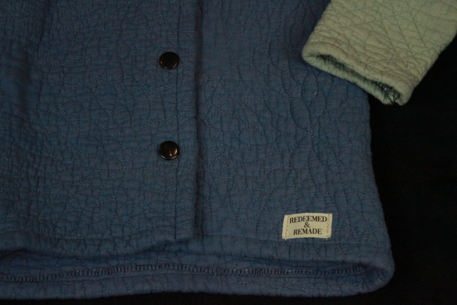 18m/4T - Blue Colorblock Quilted Jacket Kids