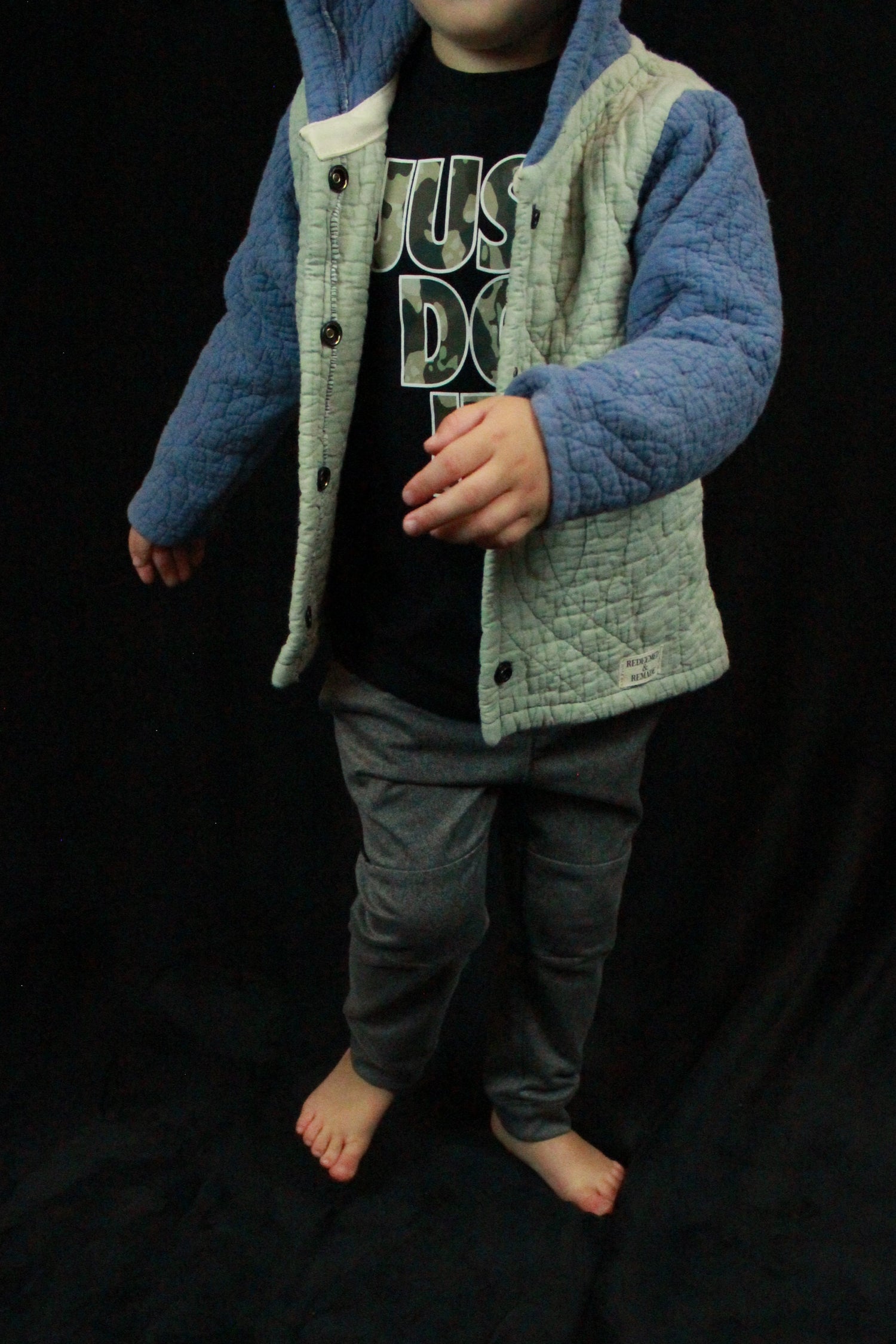 18m/4T - Green Colorblock Quilted Jacket Kids